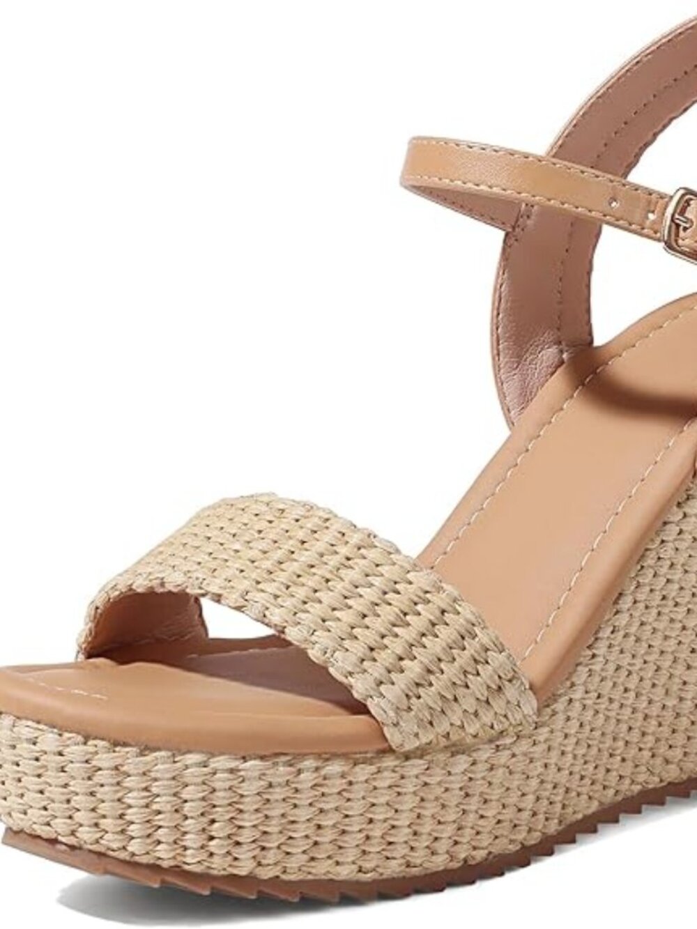 Women's Espadrille Wedge Sandals: Ankle Strap Platform Open Toe Wedges - Stylish